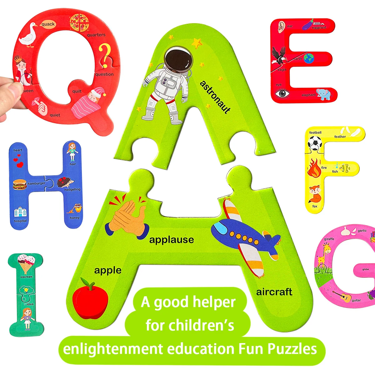 

Усовершенствованные пазлы для детей старше 3 лет, подходят для мальчиков, девочек, младенцев и дошкольного образования.