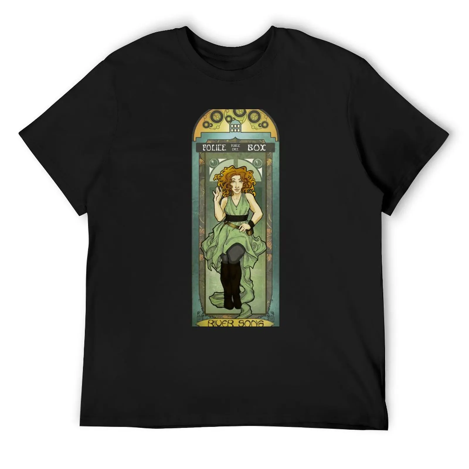 River Song ArtNerdveau T-Shirt vintage clothes street wear sweat mens t shirts top quality