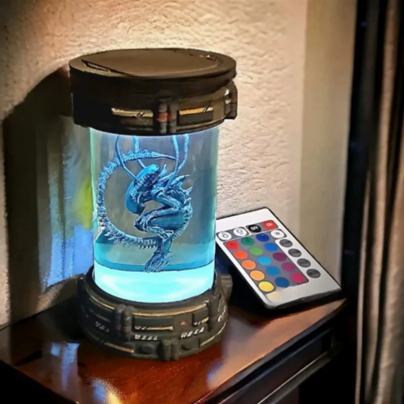 متوفر في المخزون مصباح راتينج على شكل خاص منتج جديد على شكل مصباح سطح المكتب ديكور يدويا عيد ميلاد عطلة مفاجأة هدية