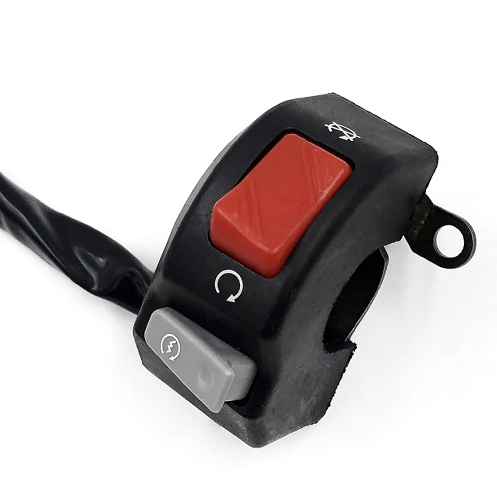 Compact Motorcycle Switch for Fog Lights and Horns Essential Accessory for Scooters and ATVs with 7/8 Inch Compatibility