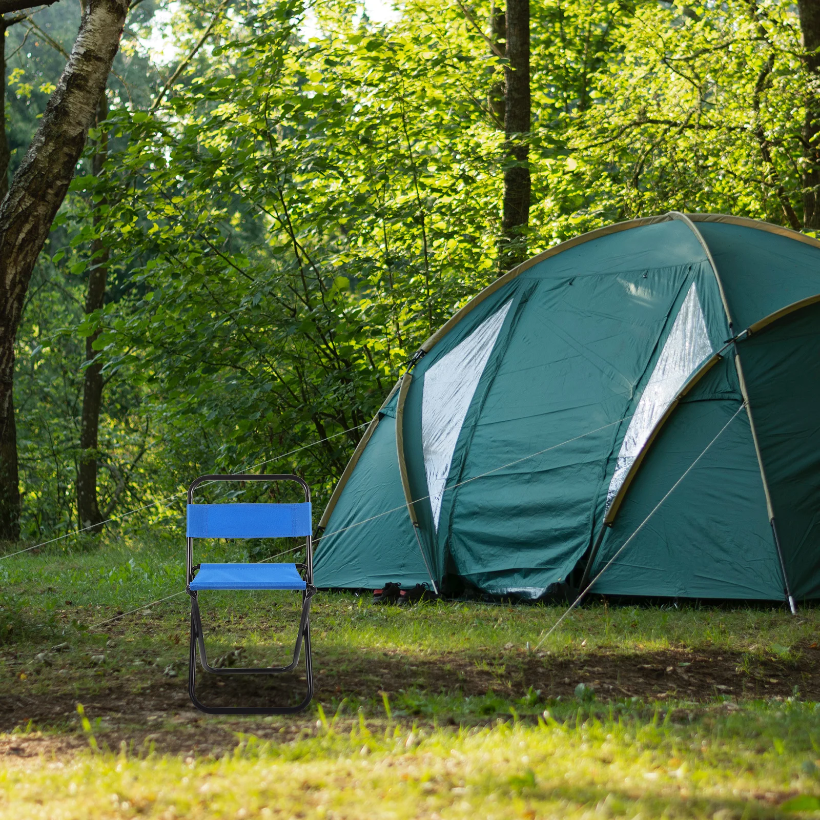 

Outdoor Folding Heavy Duty Lightweight Camping Stool For Adults Portable Fishing Chair Travel Picnic Garden Bbq Event Lawn