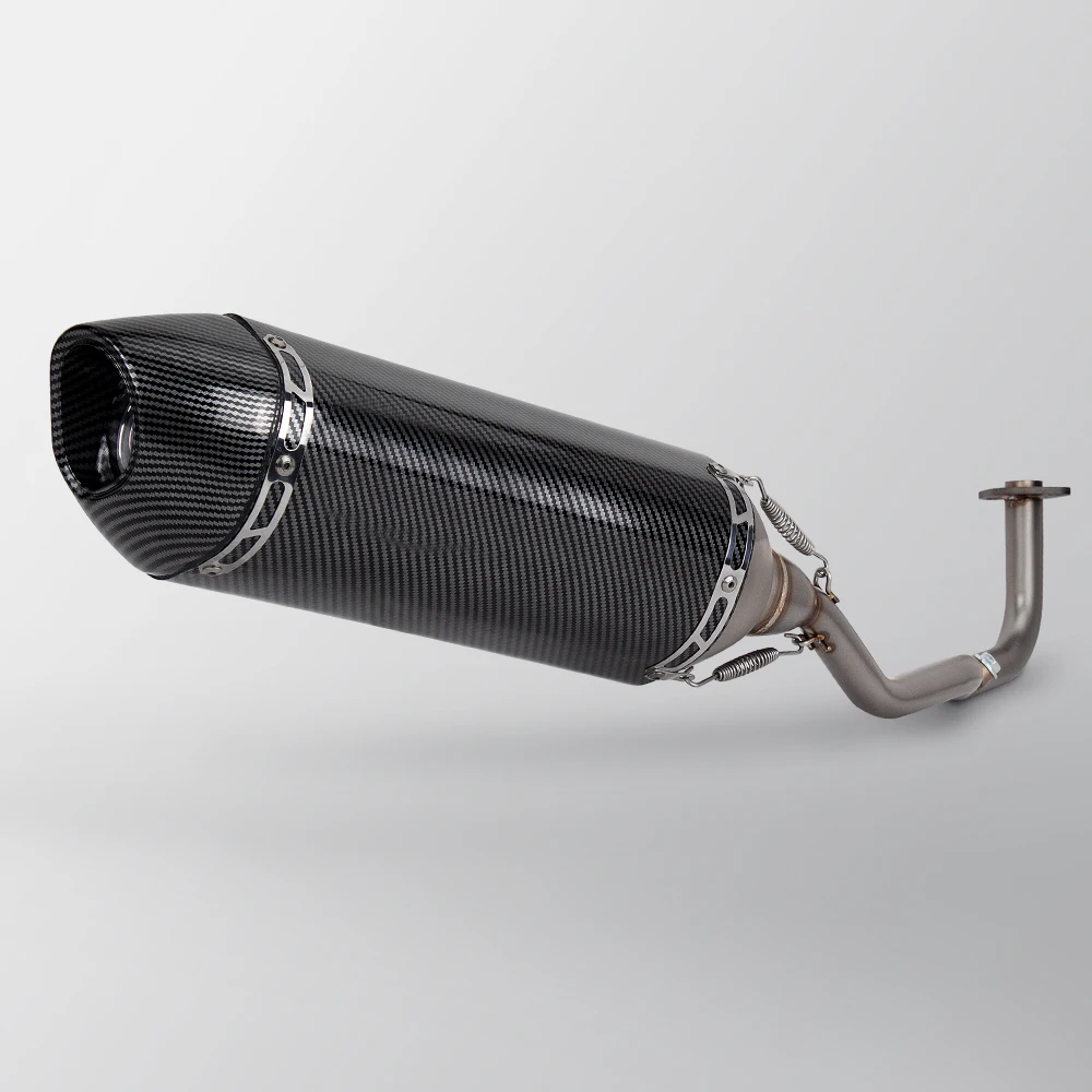 City Scooter Moto Exhaust Racing Escape Pipe Kit For Yamaha XMAX125 XMAX 125 2021-2024 High Performance motorbike exhaust system