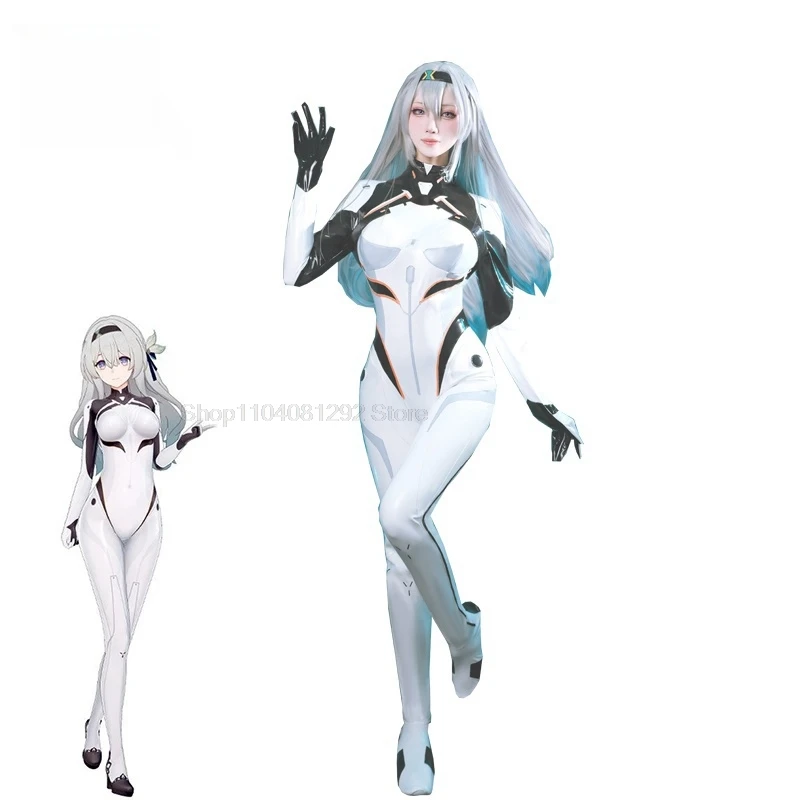 

Firefly Cosplay Costume Honkai Star Rail Firefly Cosplay Costume Women Sexy Jumpsuit Outfits Halloween Full Set