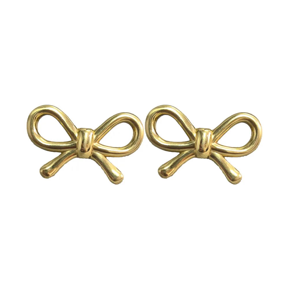 

Латунные ручки-бантики для ящиков, 2 шт., для легкого обновления мебели, стильные ручки для тумб и прикроватных столиков