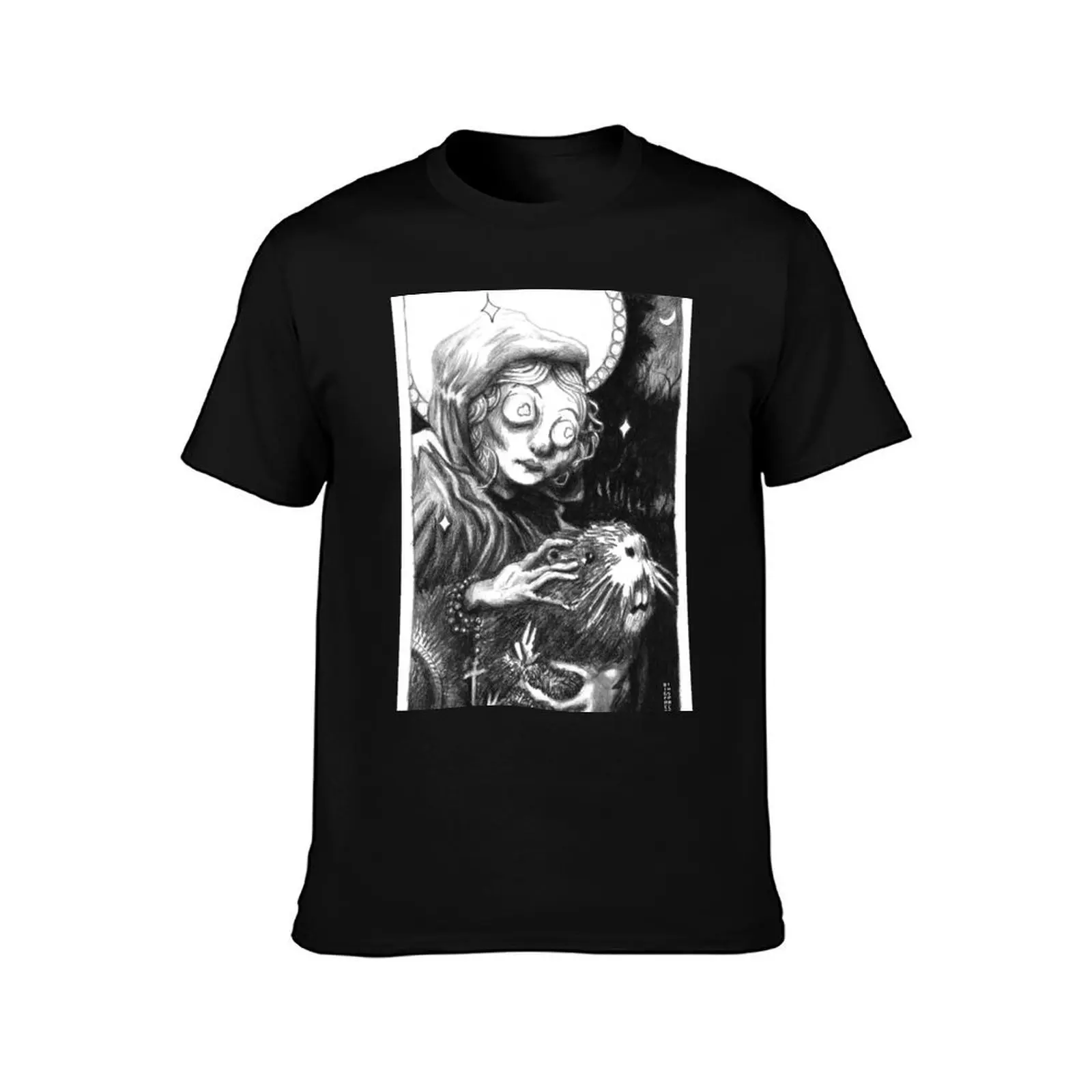 Madonna degli Argini (Riverbanks Madonna) T-Shirt Athletic Fit Sports Short Sleeve Top T-Shirt