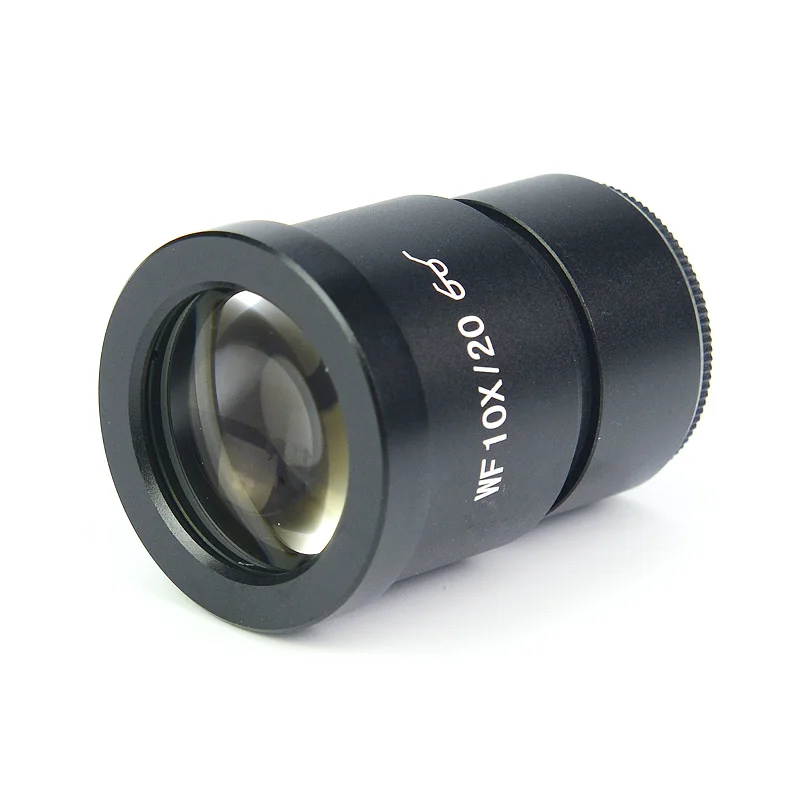 2 PCS Wide Field Eyepiece WF10X 20mm Microscope Wide Angle Eyepiece 30mm Mounting Interface Eyepiece for Stereo Microscope