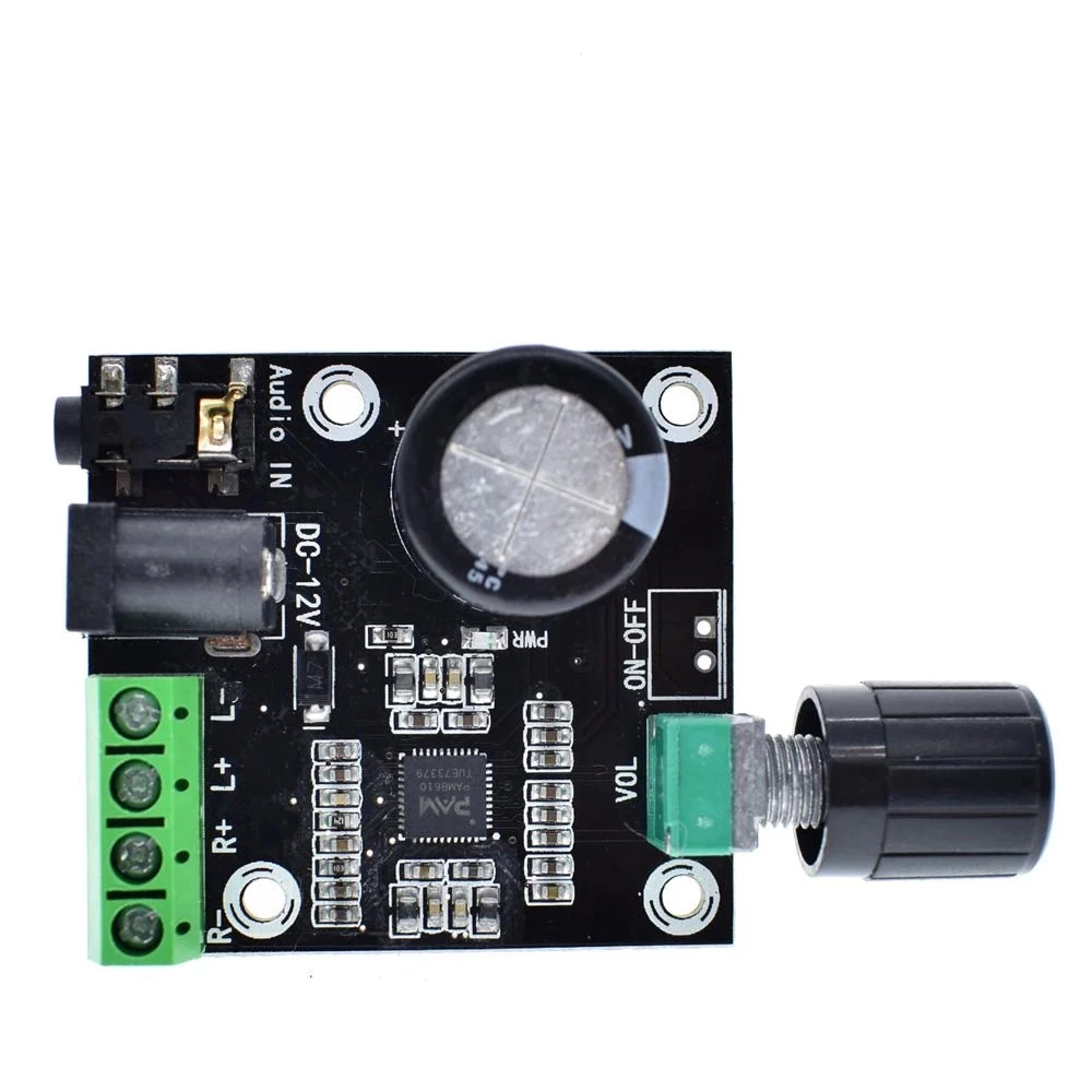 PAM8610 ثنائي القناة 12 فولت HD السلطة مكبر للصوت مجلس نقية الرقمية 15 واط * 2 عالية الطاقة وحدة مكبر للصوت