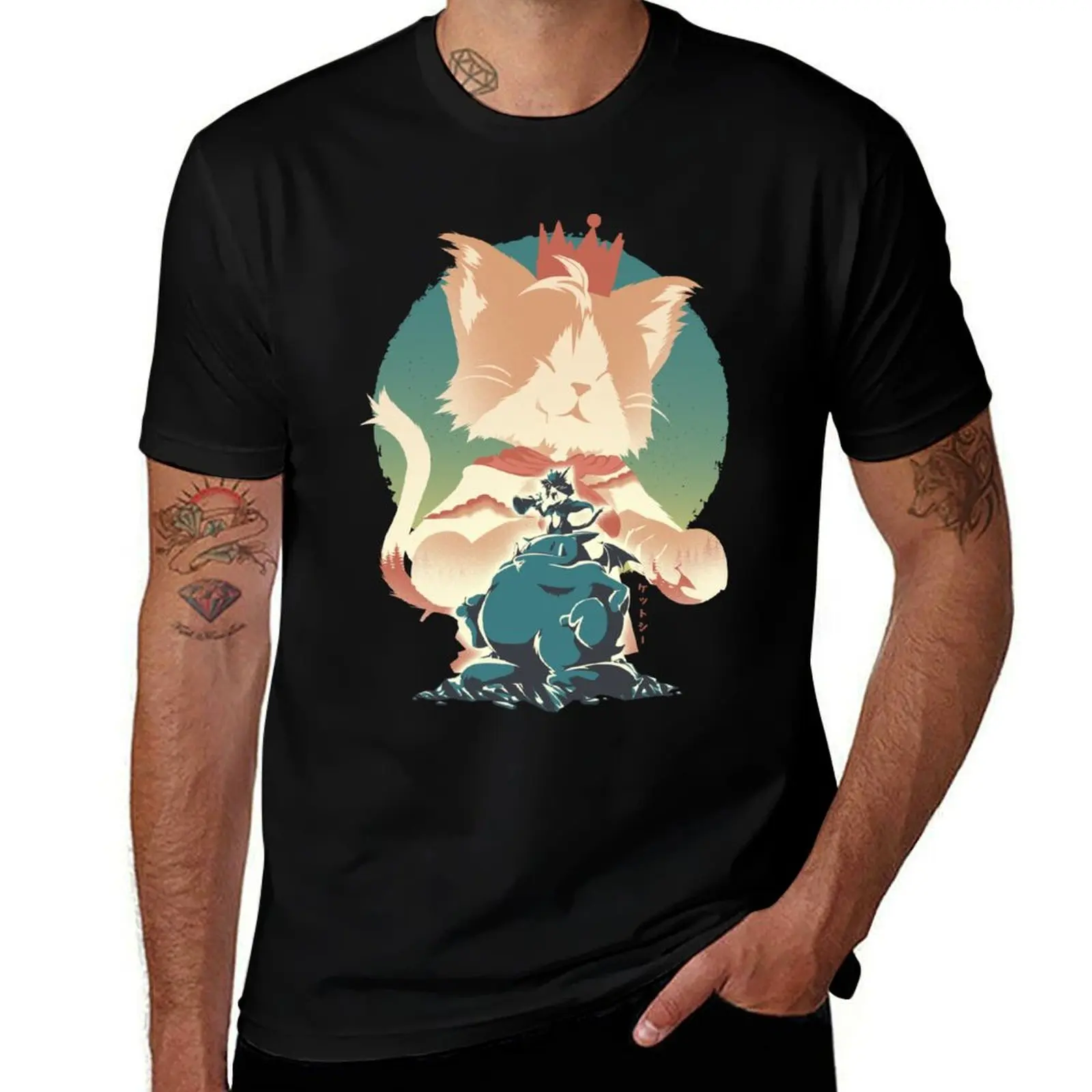 Shinra Spy Moggy T-Shirt Plus Size Quick Dry Sports Tee T-Shirt