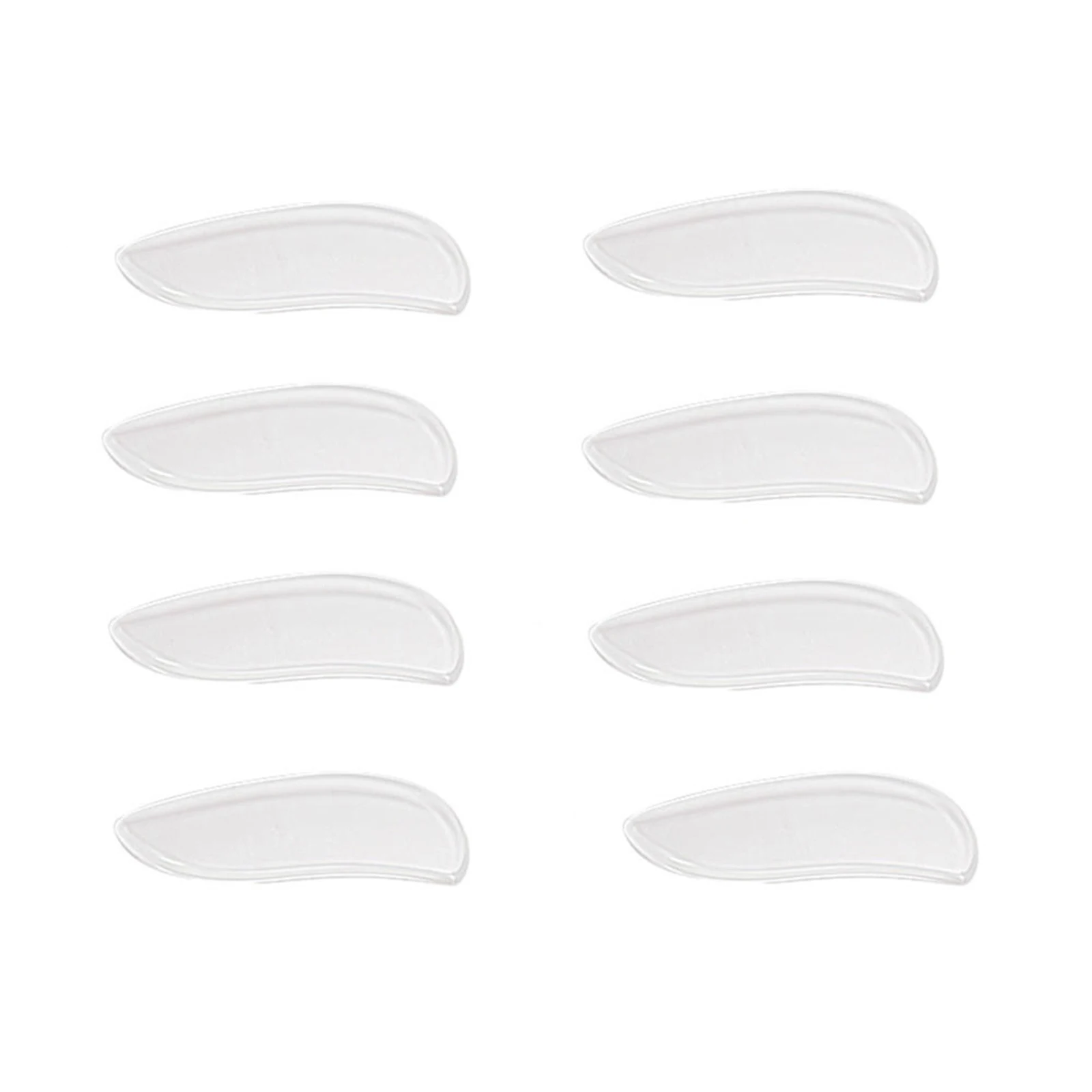 4 pçs palmilhas ortopédicas para pés planos suporte de correção alta-baixa calcanhar alívio da dor sapato inserções almofadas de meio calcanhar feminino masculino