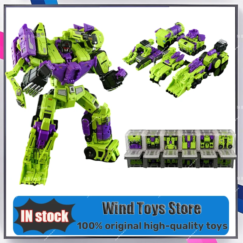 【재고 있음】MICRO COSMOS 변신 MC-02 MC02 데바스테이터 리키-오 훅 스크레이퍼 믹스마스터 DW 만화 액션 피규어