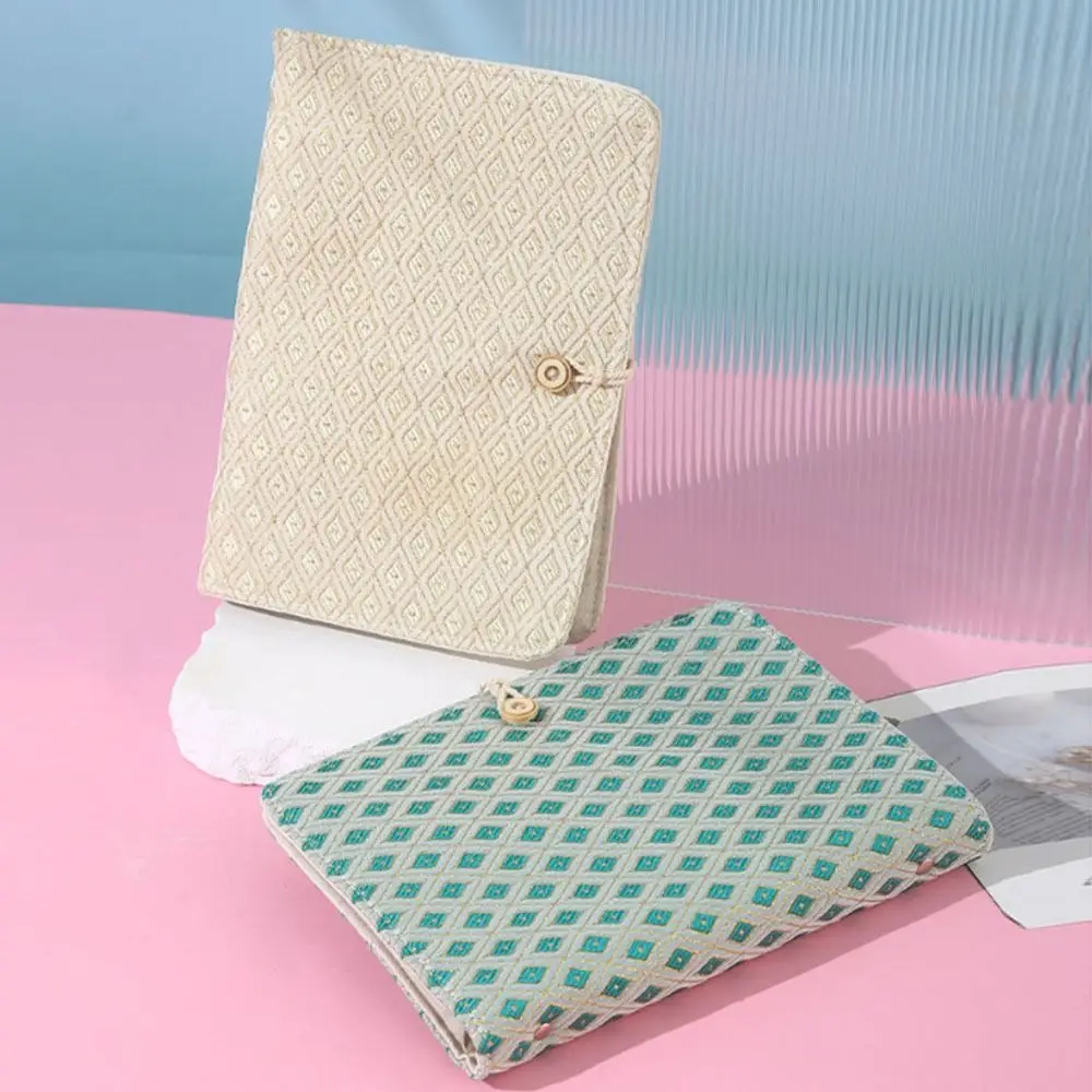 No Inner Page A5/A6 Loose-leaf Book Cover Embroidered INS Mini Budget Binder Cover Creative 3D Notebook Cover Sketchbook