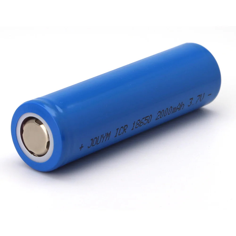 True Capacity 100% New Original 18650 Battery 3.7V 2000mAh 18650 Rechargeable Lithium Batteries