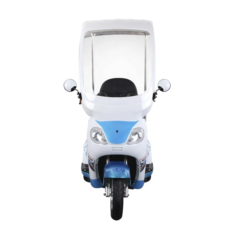 Half Enclosed Cabin 48V/60V 3 Wheel Electric Motorcycle Scooter With Sun Roof Canopy /Half Enclosed Cabin 3 Wheel Electric Motor