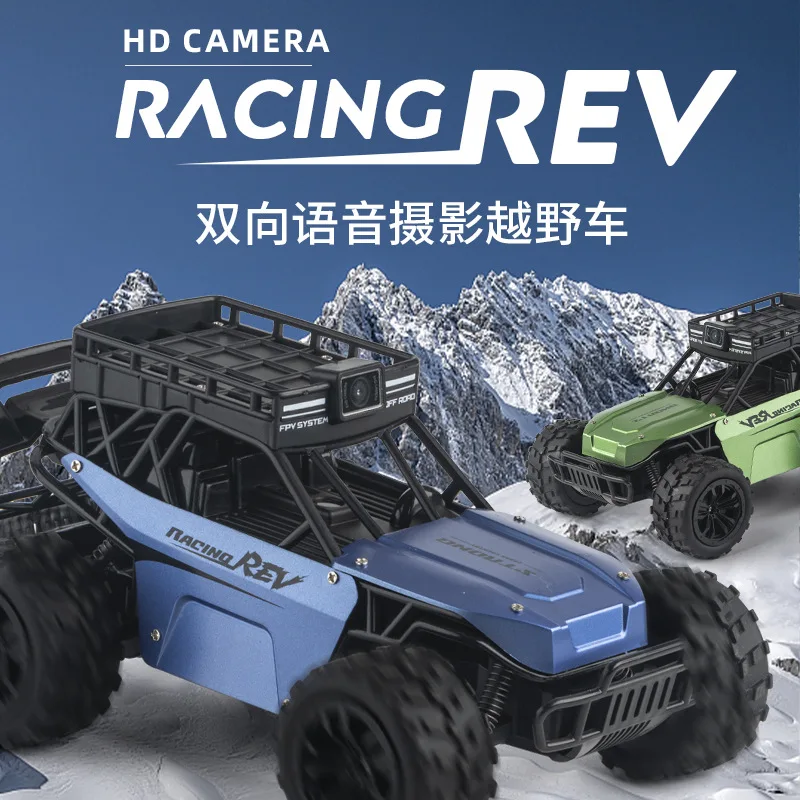 Hot Selling RC 2.4ghz Remote Control Car With Camera Alloy High-Speed Off-Road Climbing Car Two-Way Voice Intercom Video Car