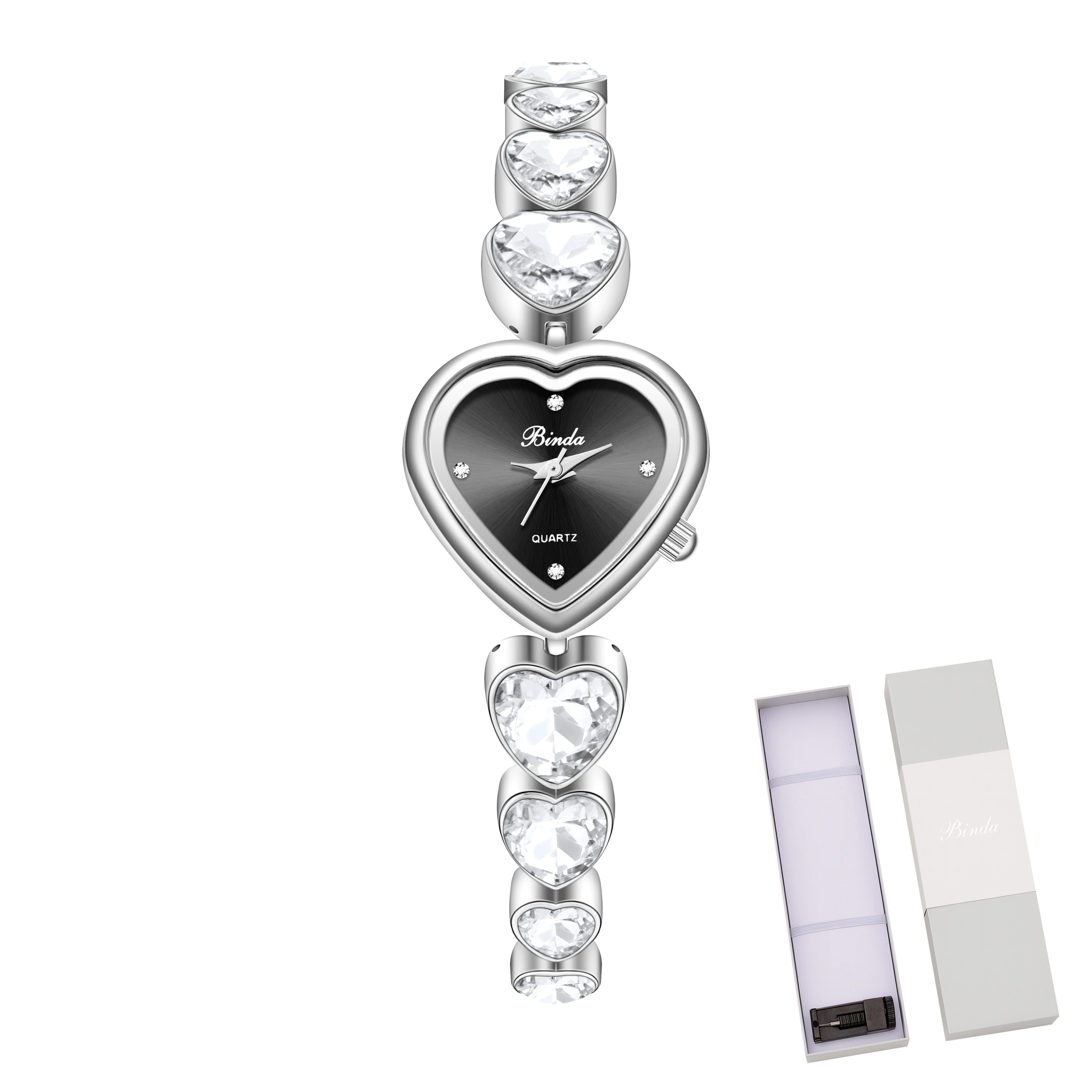1pcs Binda Luxury Gold Quartz Watch for Women Classic  display picture 2