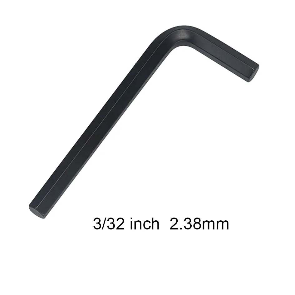 

Black 3/32 Inch Allen Wrench Hexagon Hex L Wrenches Key 2.38mm Mini Hand Tools 4000pcs/lot