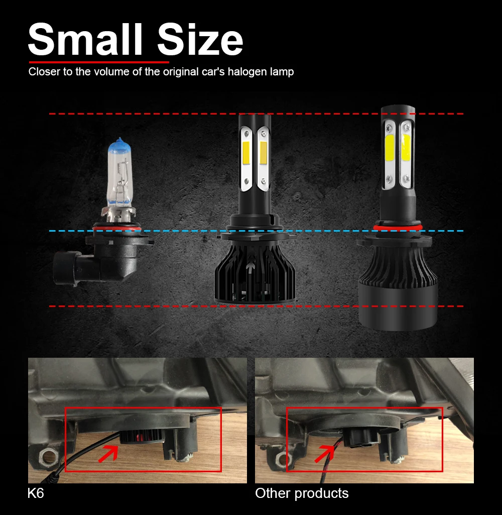 Led Headlight Bulb H7 H11 Auto Fog Light 12V High Low Beam 6000K CSP Chip Car Headlamps For Hyundai Sonata 2011 2012 2013 2014