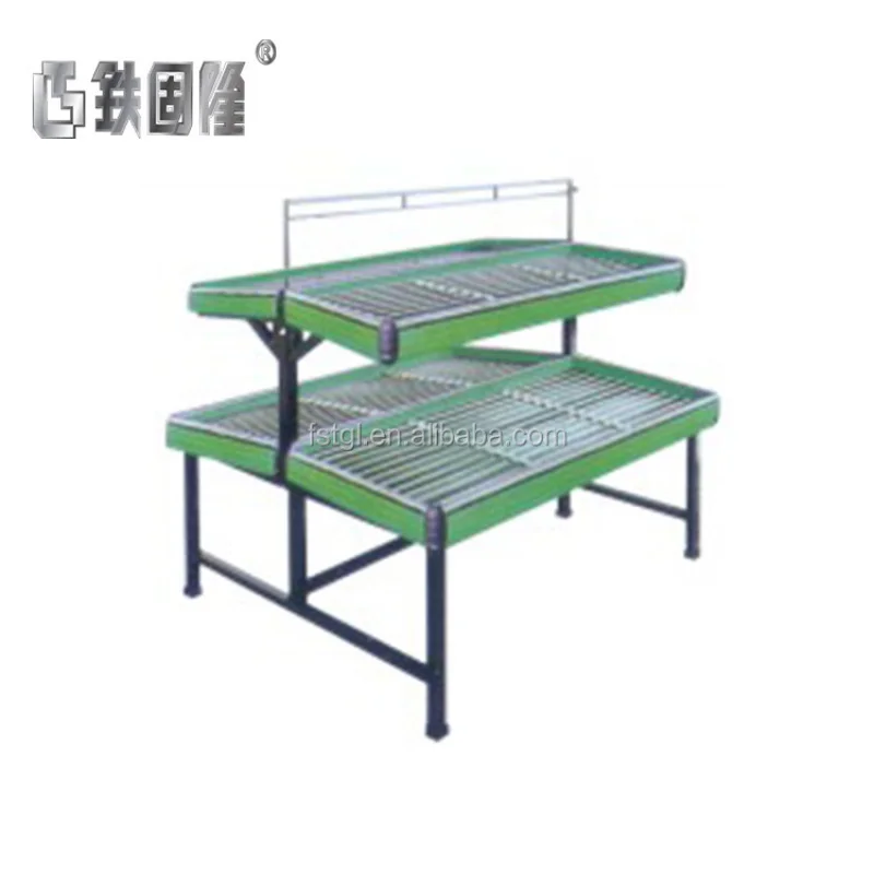 [Customized]Factory hot sale supermarket fruit display rack and vegfruit vegetable shelf stainless steel stand price