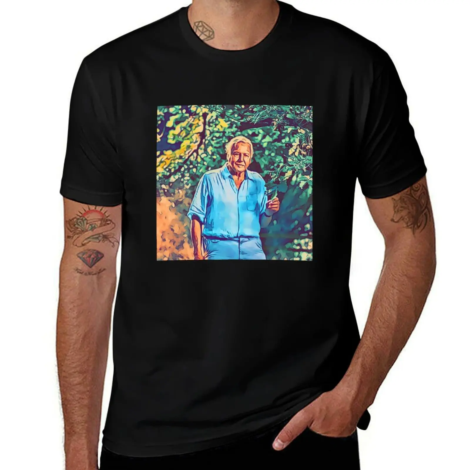 Attenborough T-Shirt Big and Tall Short Sleeve Tee