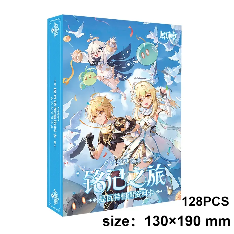 New Genshin Impact Cards Anime Game TCG Collection Pack Booster Box Rare Guide Card Surrounding Toys Children Table Family Gift