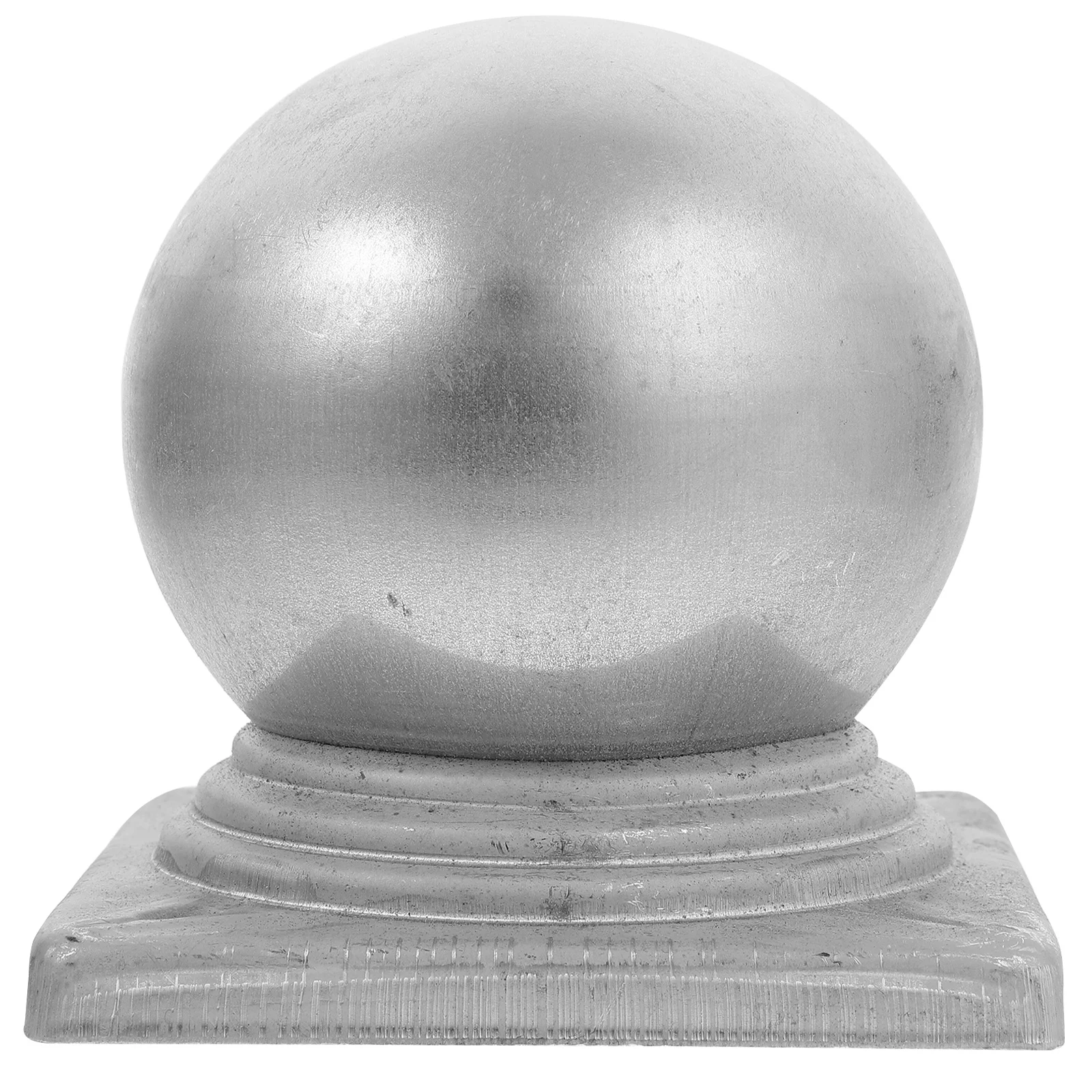 

Metal Fence Post Caps Square Decorative Top Protective Weatherproof for Garden Lawn Farmhouse Fencing Replacement Finials