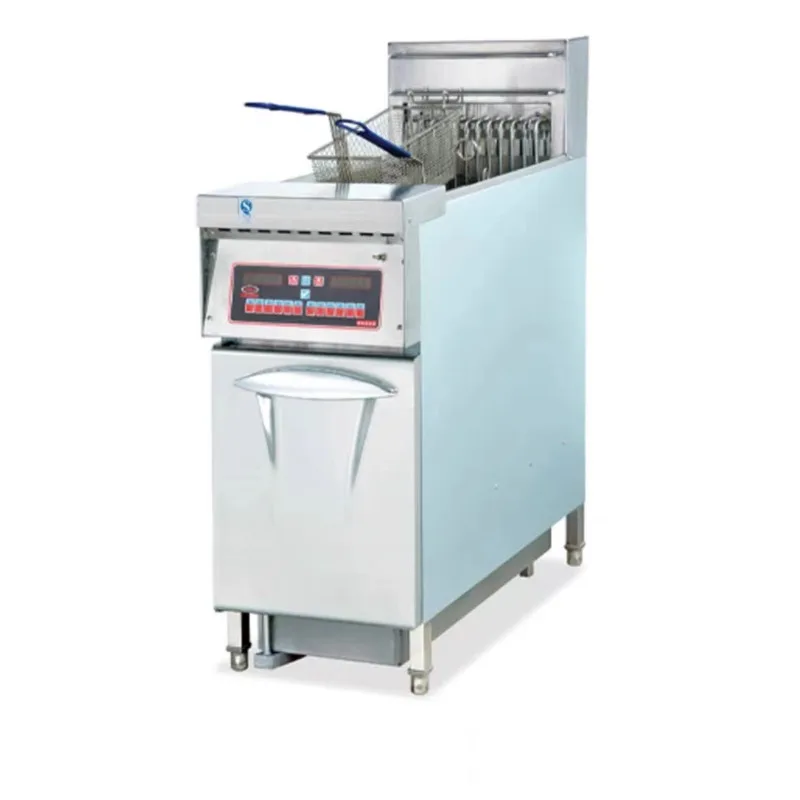 

Chefmax Electric & Double Tank Deep Fryer Stainless Steel Commercial Frying Machine For Restaurants