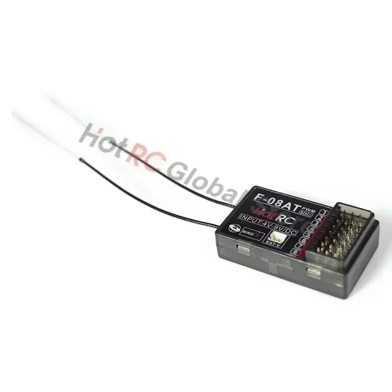 HOTRC CT-8A 8CH 2,4 Ghz transmisor Control remoto F-08A F-08AT sistema de Radio receptor de 8 canales para RC modelo coche barco tanque de barco