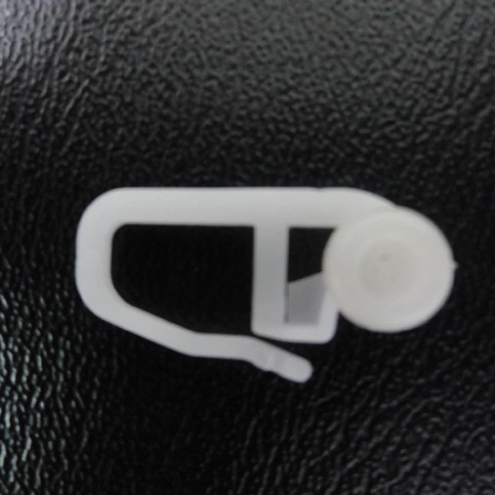 

50 Pcs Curtain Hooks Plastic Smooth Moving Heavy Curtains Universal Roller White Bedroom Bathroom Accessories