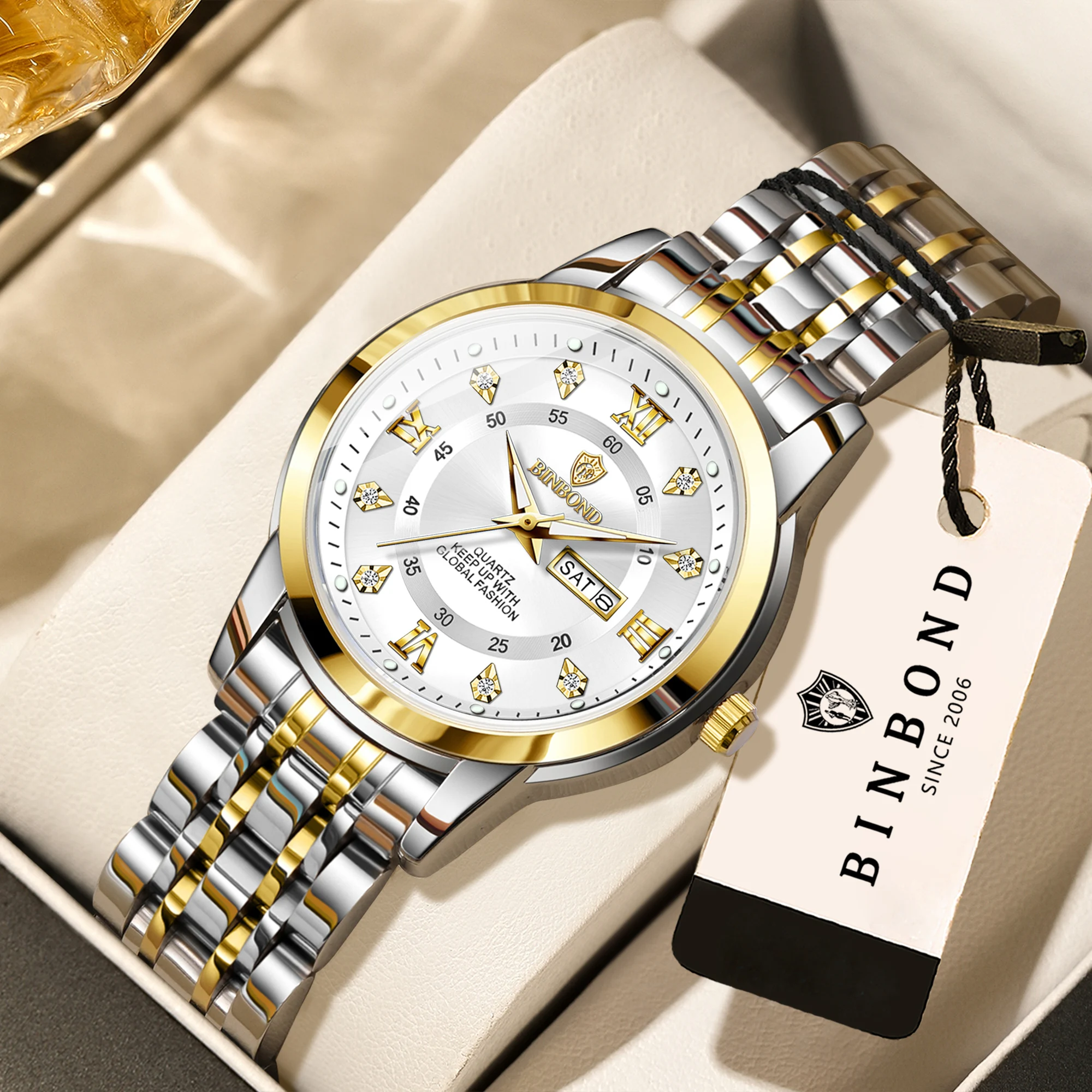 Men's Original Quartz Watch, Waterproof Luminous Design