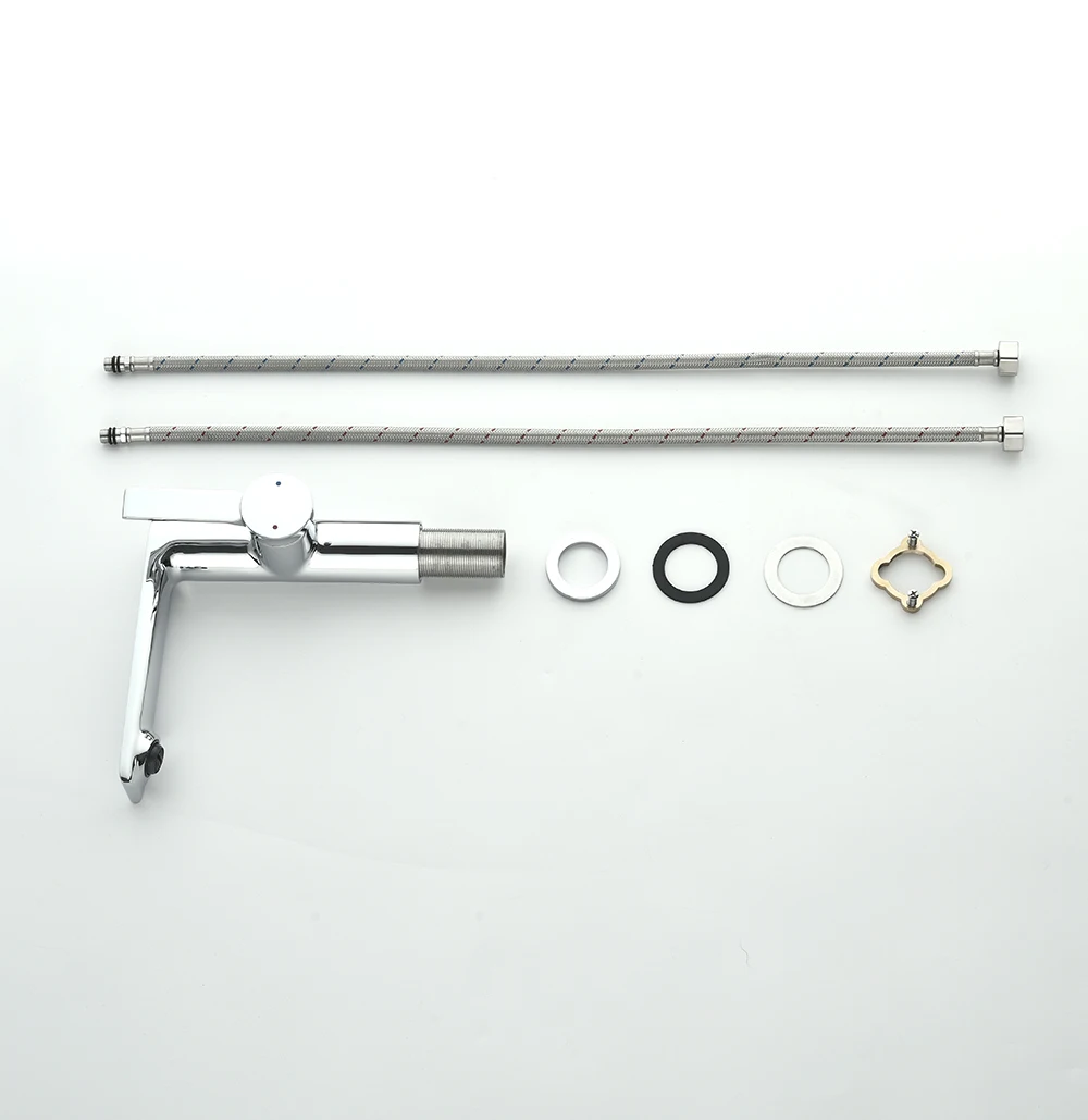 جودة عالية 10 سنوات الضمان بالوعة الحمام صنبور ثقب واحد مغسلة صنبور المياه الساخنة والباردة الحنفية خلاط نحاسي حوض الحنفيات صنبور حمام فاخر حديث لتجديد حمام الفيلا الفندقية #6