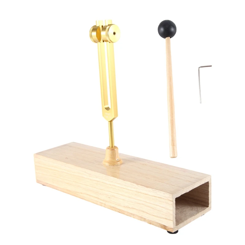

Resonance Tuning Fork 136.1HZ With Resonant Box And Hammer, For Chakra, Yoga, Relaxation