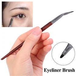 Bent Eyeliner Makeup Brushes Professional Soft Outline Lying Silkworm Concealer Eyeliner Gel Brush Eyes Contour Cosmetic Tools