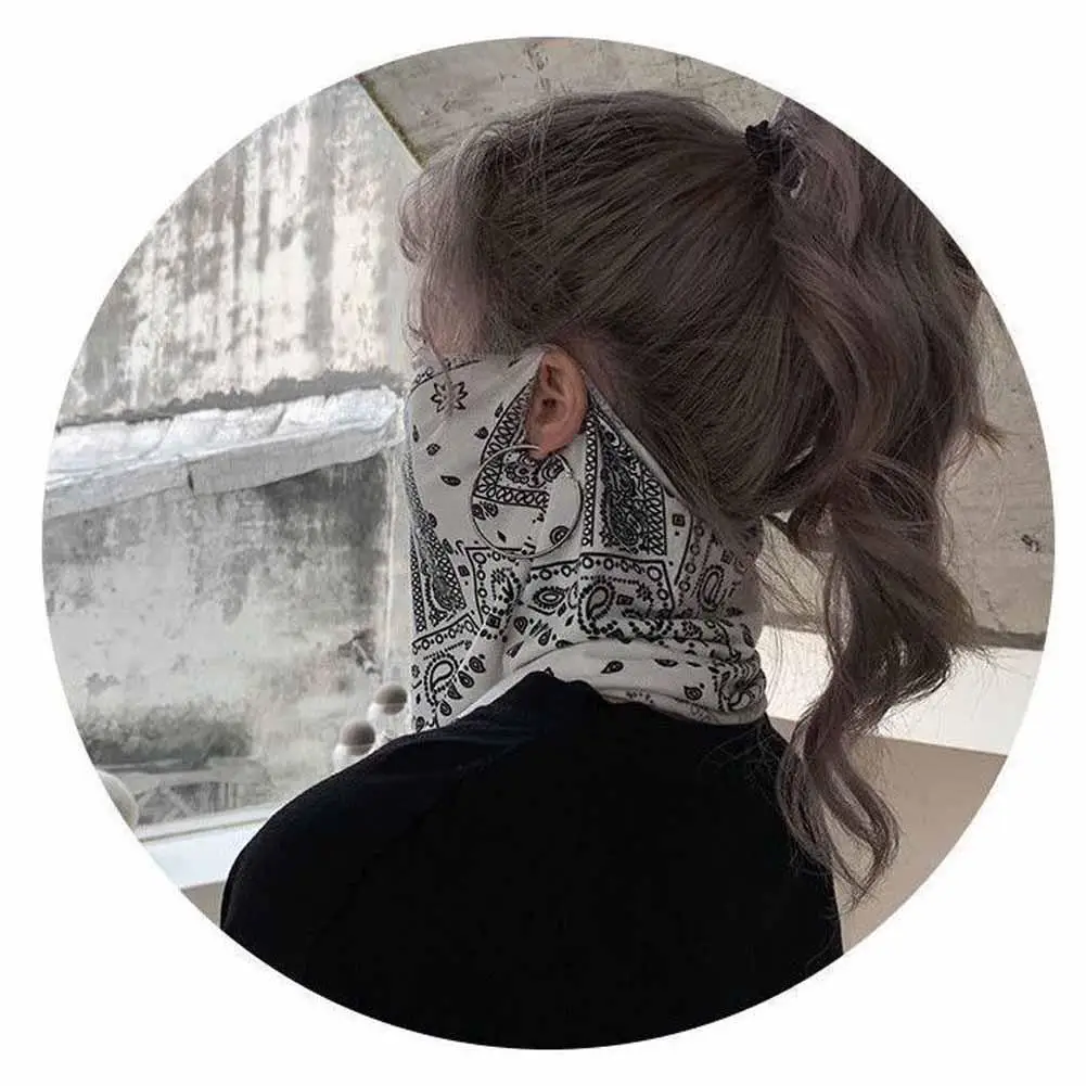 Moda Punk maschera per la protezione solare per uomo donna estate viso collo protezione UV sciarpa per l'orecchio Hip Hop sport all'aria aperta ciclismo Bandana sciarpe