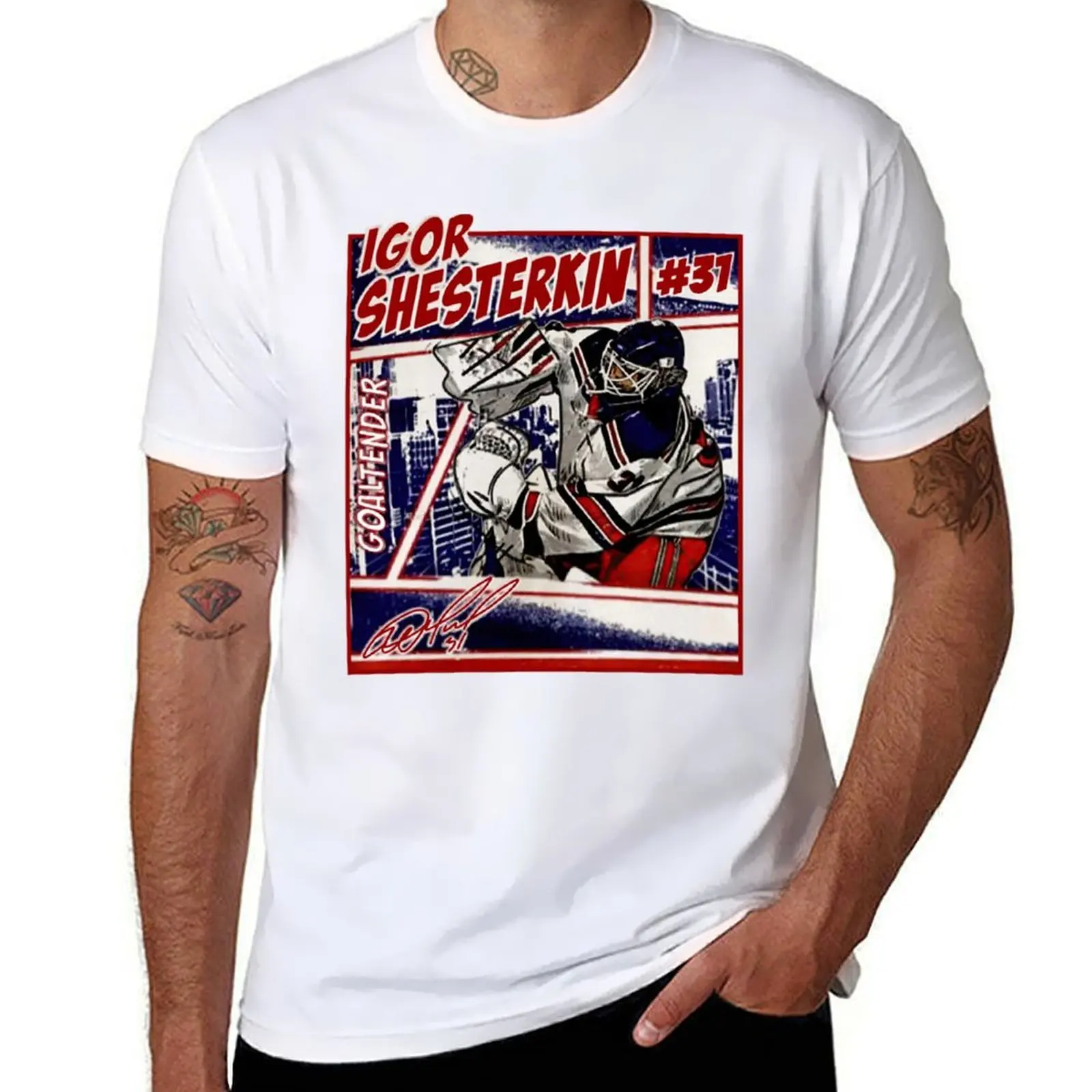 

Igor Shesterkin T-Shirt t shirts for man slim fit man tshirt T-Shirt