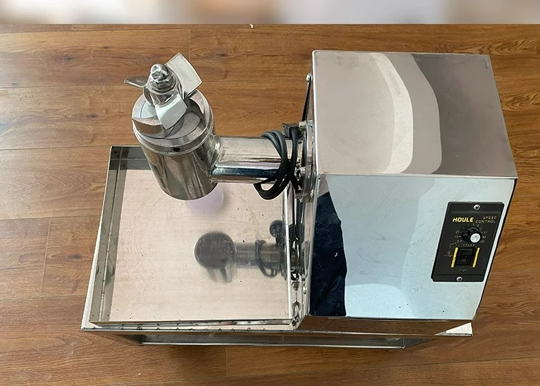 Granulador rotativo pequeño de laboratorio, granulador de polvo de hierro de levadura de acero inoxidable