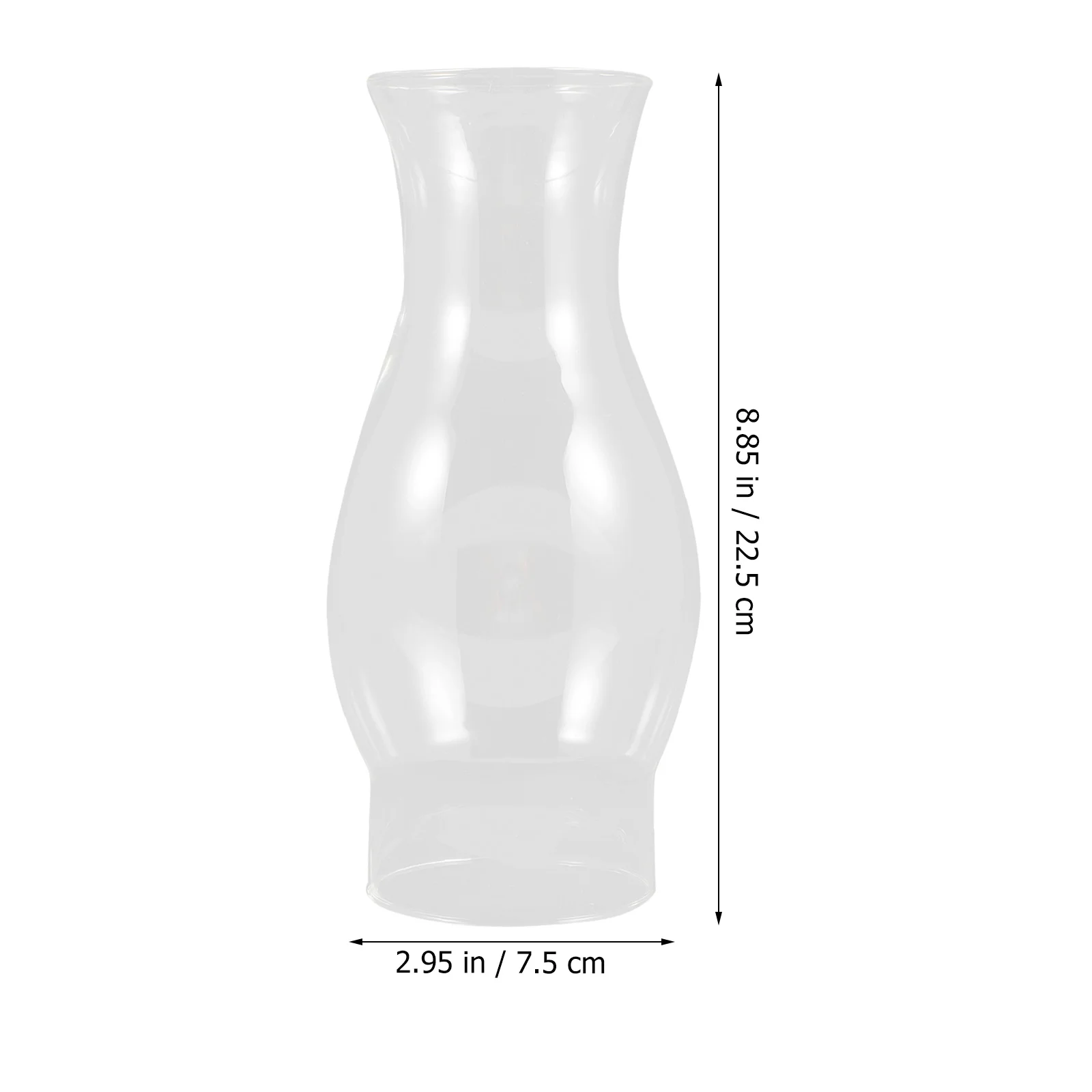 Lamp Cover for Oil Cylinder Shade Kerosene Shades Small Glass Clear Chimney