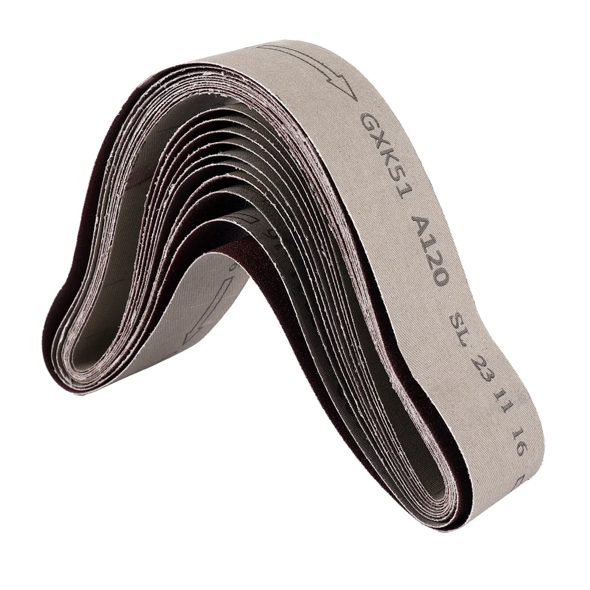 A98U 10Pcs Sanding Belts For Grinding Polishing Mixed 60/ 120/ 150/ 240 Grit 50 X 686 Mm