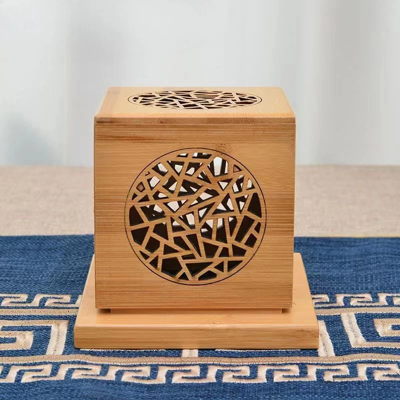 

Wood Incense Burner Box with Cover Hollow Out Incense Holder Incense Boxes for Living Room Hotel Farmhouse Studio Relaxation
