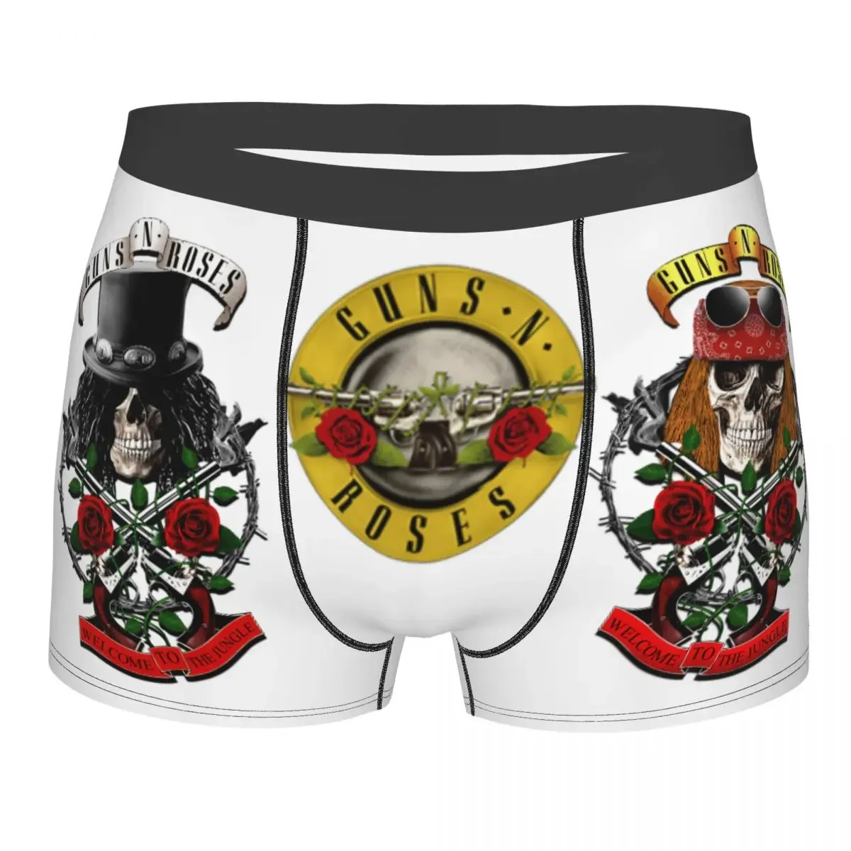 Slash  Men Underwear Cozy Welcome To The Jungle Shorts Boxer Briefs