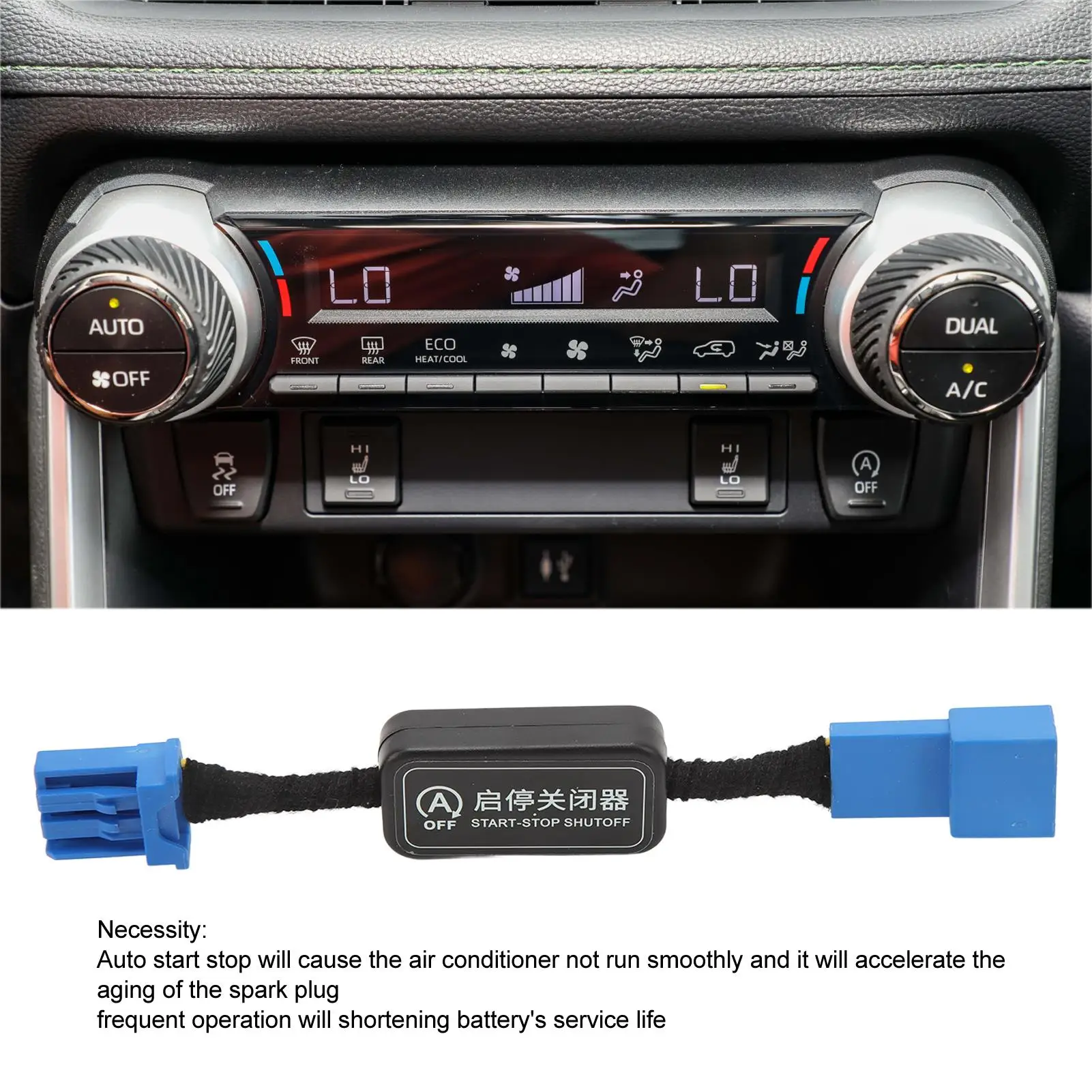 Engine System Control Sensor Plug Accessory Protection Sensitive Automatic Stop Start Device Efficient Practical for RAV4 xa 50