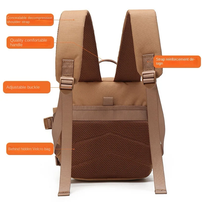 Oulylan New Camping Hiking Backpack Tactical 900D Men&Women Bag Outdoor Gym Ruckdack Shoulder Pack with Dual Cup Holder