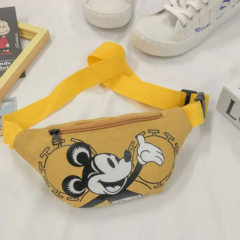 Disney Mickey Mouse chest bag Cute Children\'s Chest Bag Girl Boy Messenger Bags Minnie Mickey Waist Bags Coin Purse Gifts