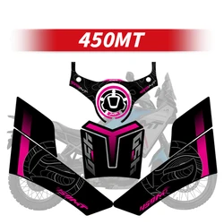 Used For CFMOTO 450MT 450 MT Bike Fuel Tank Protection Stickers Kits Of Motorcycle Gas Tank Abrasion Resistant Decoration Decals