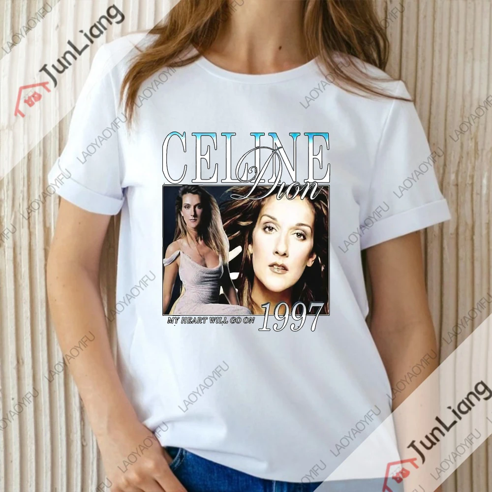 GérGift-Vêtements Harajuku pour femmes, Celines Dion, Vêtements pour femmes, Top Y2k, Y-Économie, Chemisier pour femmes, Chemise gothique, Mode