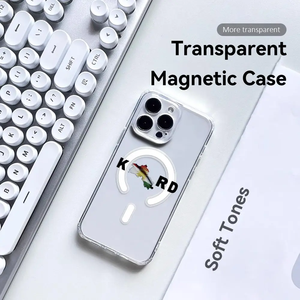 

HD Kurdistan Flag Cool Phone Case For iPhone 17 16 15 14 13 12 11 Pro Max Plus Clear Magnetic Shockproof Soft shell