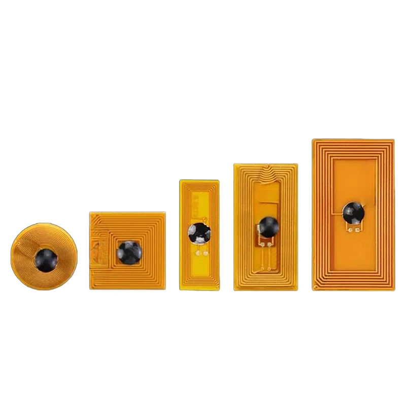 20pcs RFID HF Tag Flexible High Temperature Resistant NFC ISO14443A 13.56MHz with 3M Adhesive Label Electronic Tag High Quality