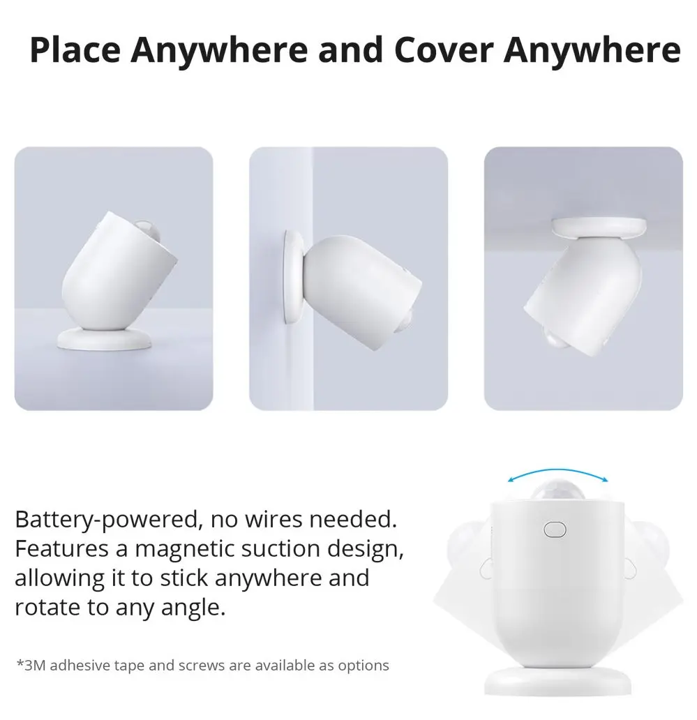 SONOFF SNZB-03P Zigbee 3.0 PiR Sensore di movimento senso della luce Rilevatore di sicurezza domestica intelligente Funziona con Alexa Google Home