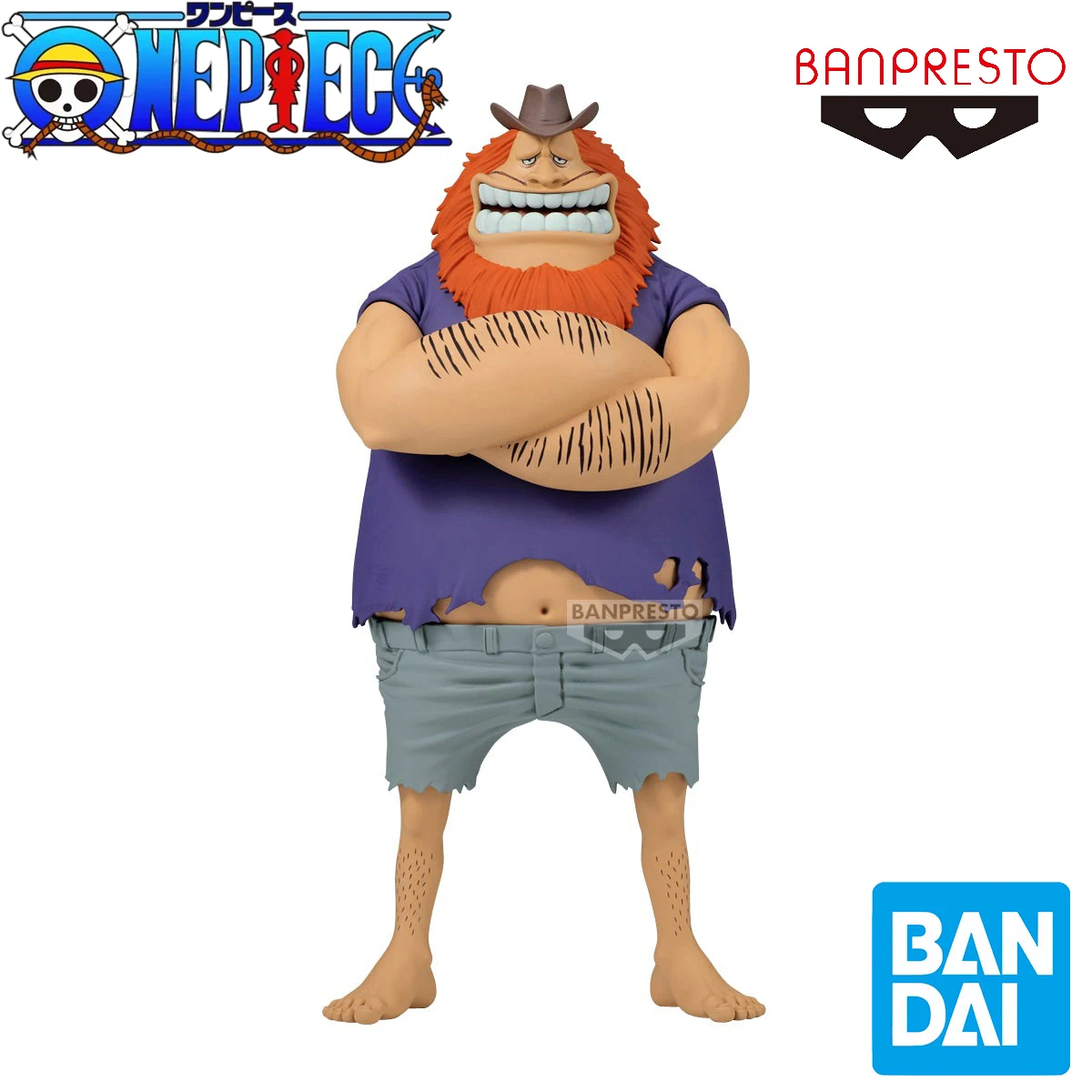 

In Stock Original BANDAI BANPRESTO Prepainted DXF Figure The Grandline Series - Special One Piece Jaguar D. Saul Anime Figure