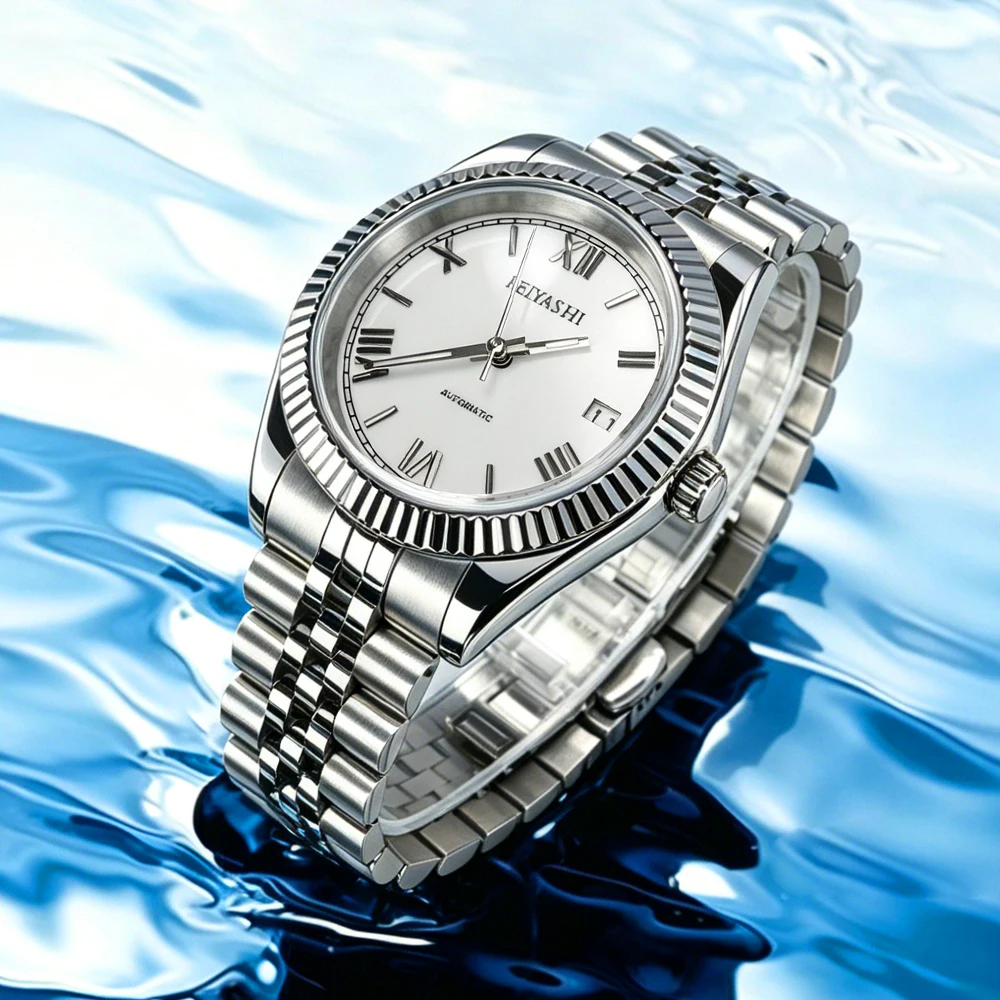 FEIYASHI 40mm/37mm Luxury Watches Steel Band 10ATM Water Resistant NH35A Automatic Mens Sapphire Crystal Mechanical Watch Reloj