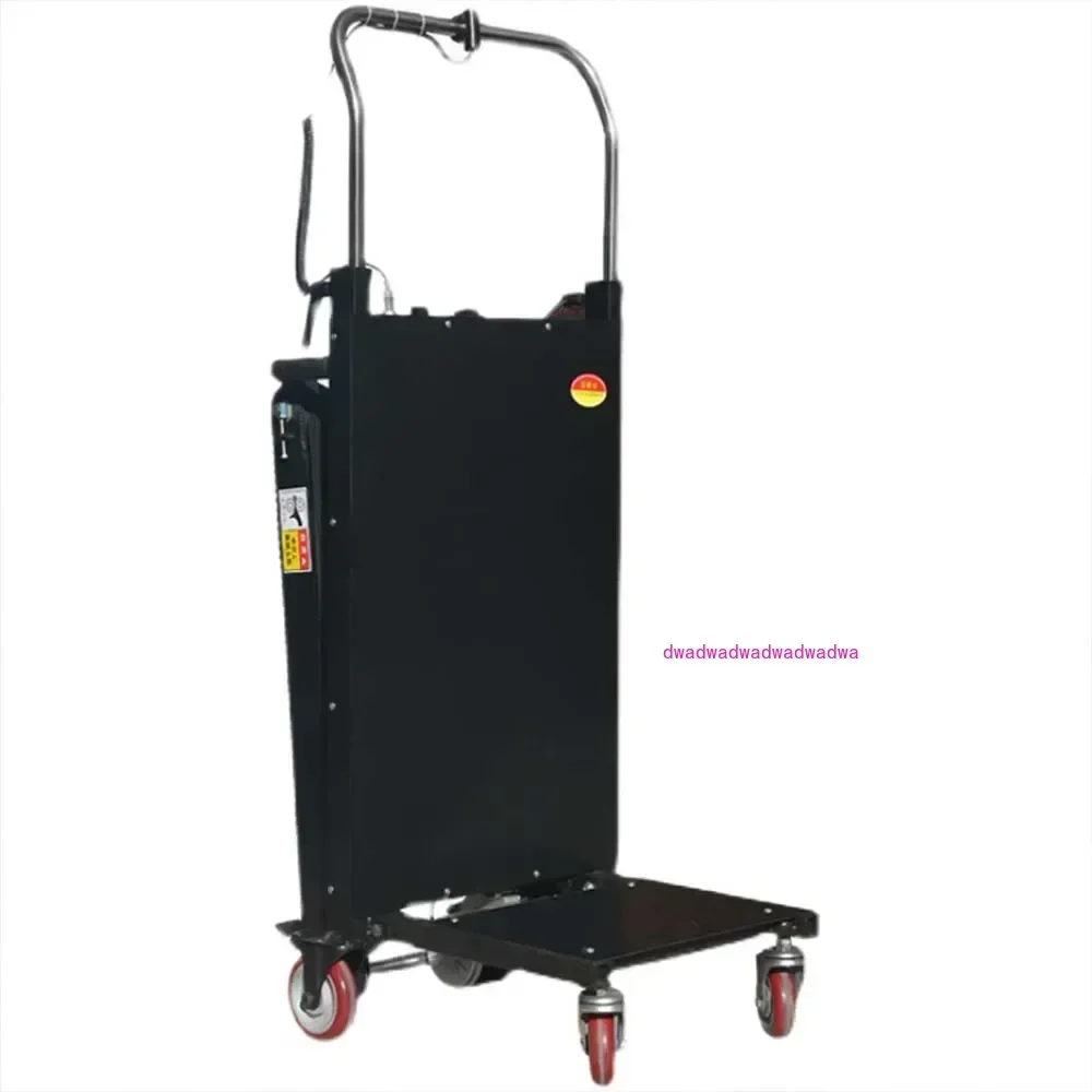 

400KG Electric Stair Climbing Vehicle Cargo Handling Cart Crawler-type Up and Down Stair Climber Folding Hand Trolley 48V 72AH